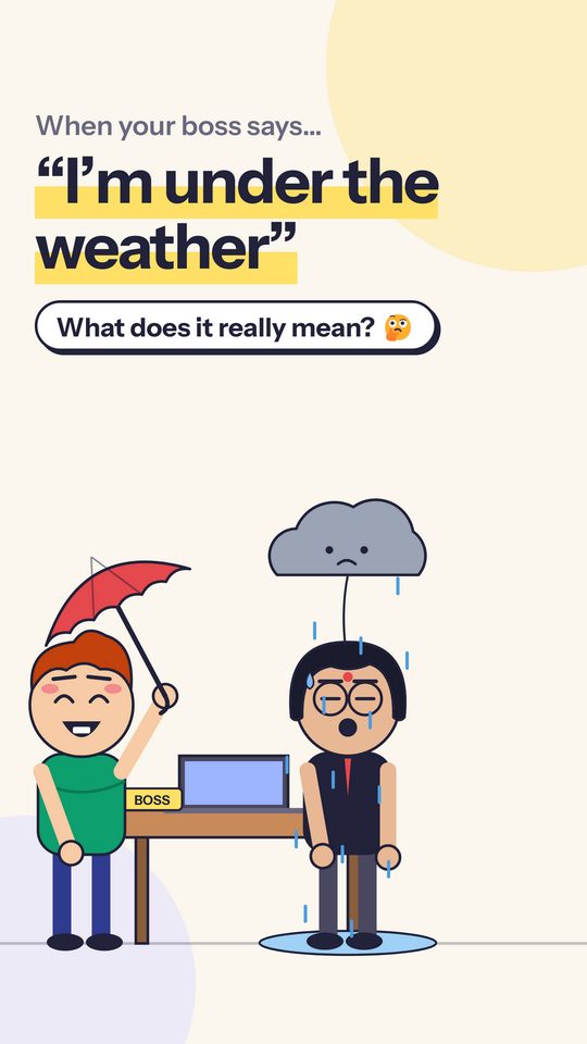 under the weather